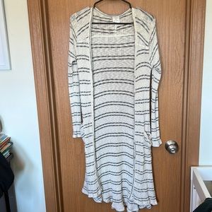 Black and white cardigan